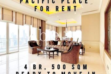 For Rent Pacific Place at SCBD, 4 BR plus Study Room, 500 Sqm, Ready to Move in, Nice View, Direct Owner, Best View - YANI LIM 08174969303