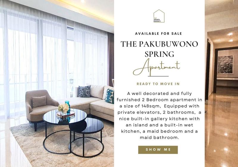 THE PAKUBUWONO SPRING, High Floor, Best price Available, nicely decorated and furnished! Also avail other units for sale! CLARA 081918888660