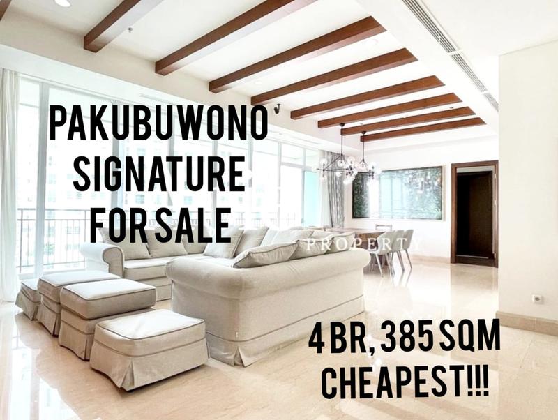 Pakubuwono Signature CHEAPEST!!! 4+1 Br, 385 Sqm,  Perfect for Investor, Get refund from rent  Best Deal - YANI LIM 08174969303