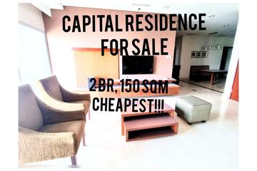 Capital Residence at SCBD, CHEAPEST!!! 2 BR, 150 Sqm, Nice View, Direct Owner, Get Best Deal - YANI LIM 08174969303