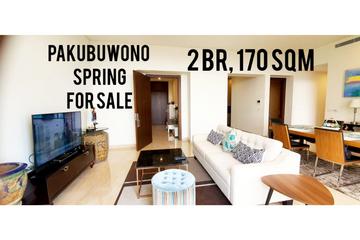 Jual Apartemen Pakubuwono Spring CHEAPEST!!! 2 BR, 170 sqm, Furnished, Direct Owner - YANI LIM 08174969303