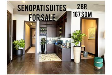 Jual Apartemen Senopati Suites at SCBD, 2 BR, Luxury Interior Design, Elegance Furniture, Direct Owner ONLY 8.2 Bio - YANI LIM 08174969303
