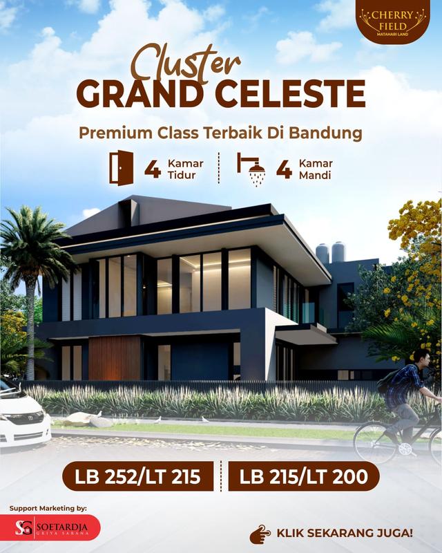 Jual Rumah Kawasan di Bandung Dekat Gerbang Tol - Cherry Field