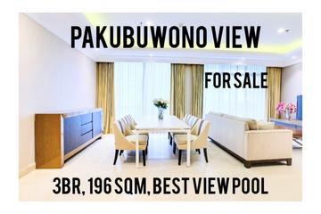Jual Apartemen Pakubuwono View, 3 BR, 196 sqm, Best Pool View, Direct Owner - YANI LIM 08174969303
