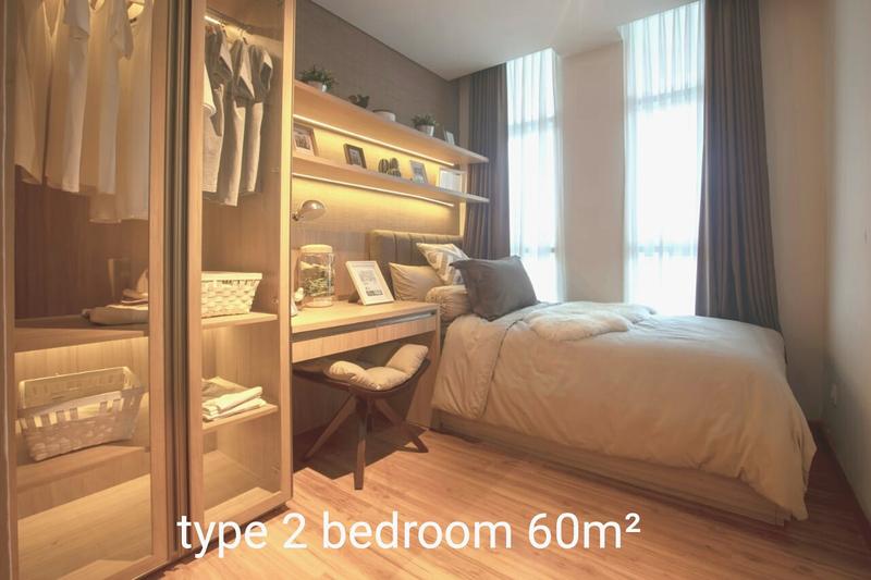 Sewa Apartemen Roseville Soho & Suite BSD – 2 BR Eksklusif Baru Murah Fully Furnished Electronic