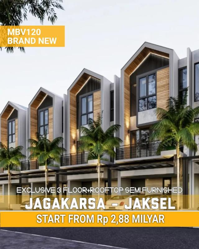 Dijual Rumah Cluster Mewah Murah Jagakarsa On Progress Semi Furnished - Jakarta Selatan