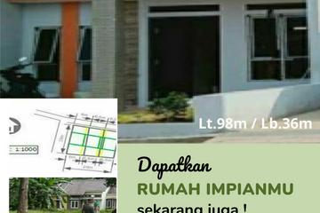 Dijual Rumah Minimalis di Cikeas KPR Syariah DP 10% - Luas Tanah 109 m2, 2 Kamar Tidur