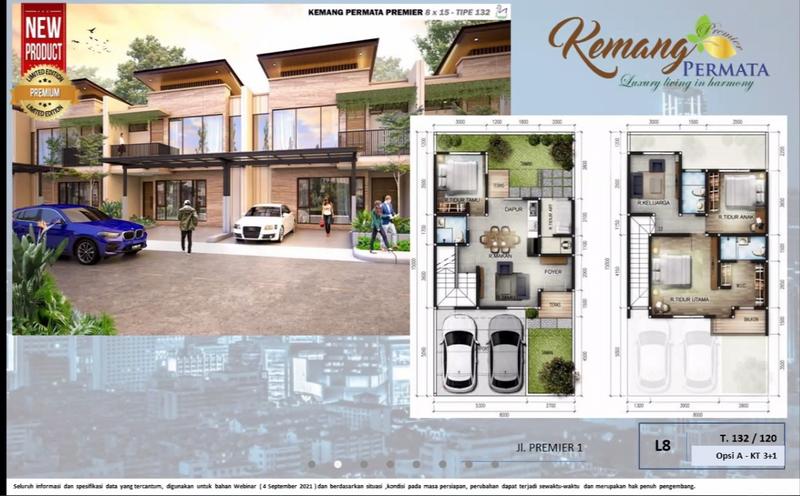Dijual Rumah Mewah View Pegunungan di Bogor - Kemang Permata