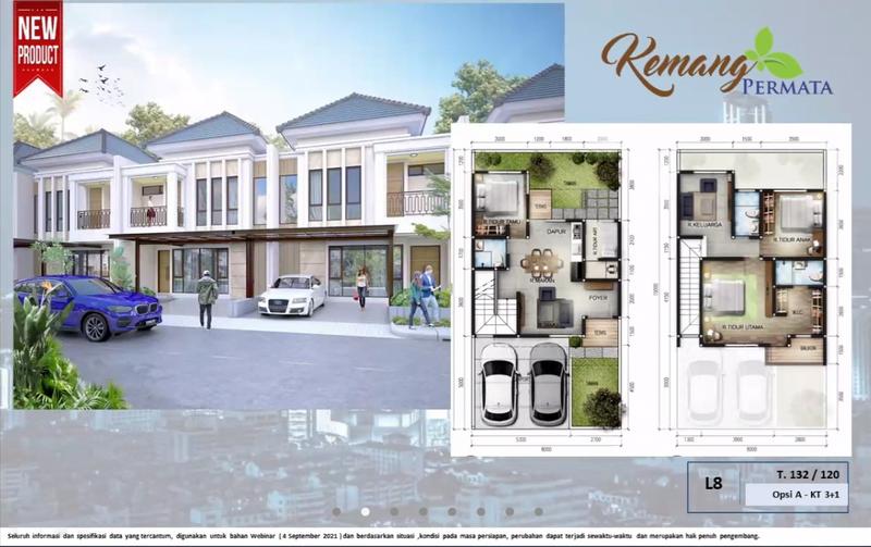 Jual Rumah Mewah View Pegunungan di Bogor - Kemang Permata