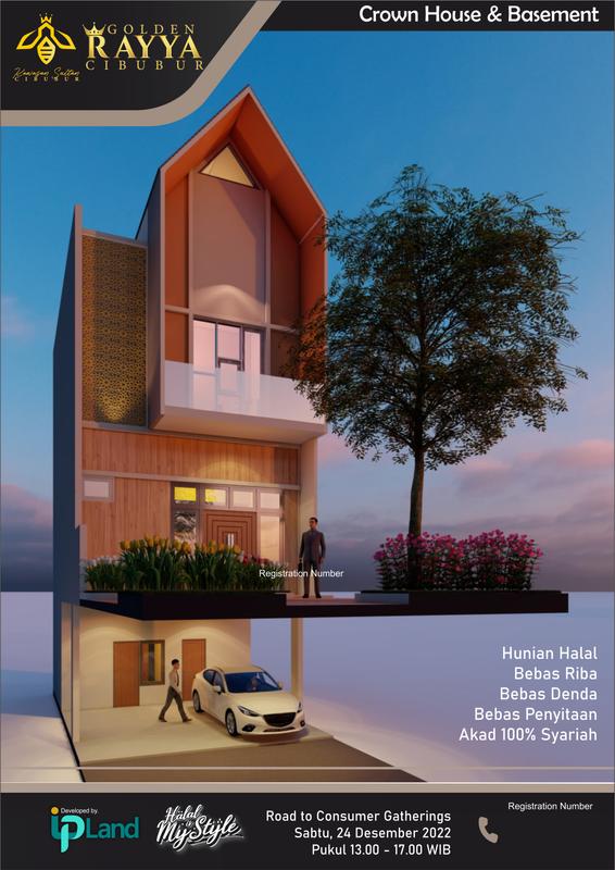Jual Rumah 4 Lantai di Kawasan Sultan Cibubur