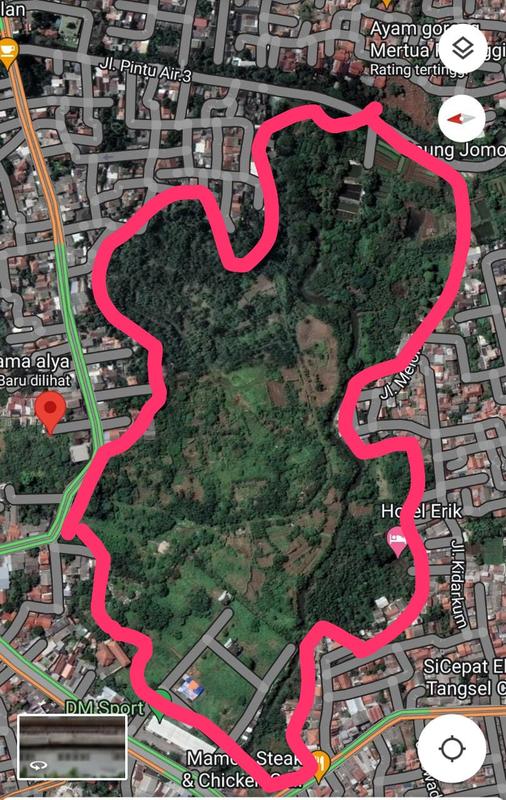 Dijual Cepat di Bawah Harga Pasar Tanah Premium di Pinggir Jalan Raya Daerah Ciledug Tangsel - Luas 14 Hektar SHM