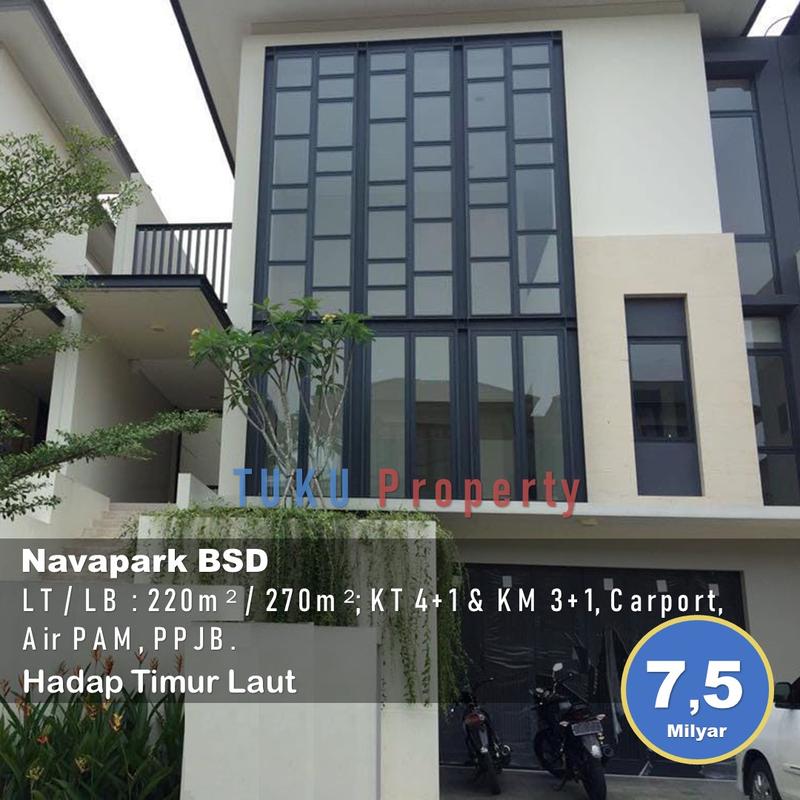 Dijual Rumah Full Furnished Navapark Lancewood BSD City