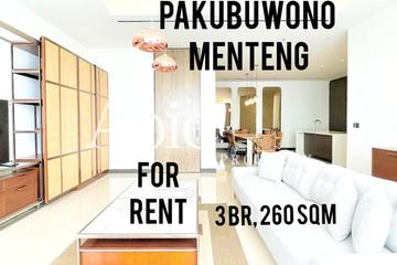 Pakubuwono Menteng Apartment for Rent, Luxury Residencial at Menteng, 3 BR, 260 sqm, Ready to Move In, Direct Owner - Yani Lim 08174969303