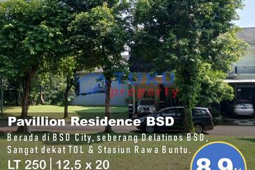 Jual Tanah Kavling BSD di Pavilion Residence Depan Delatinos BSD - Luas 250 m2