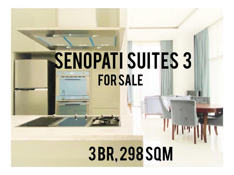 Senopati Suites at SCBD for Sale 3 BR, 298 sqm, Best View, Direct Owner - YANI LIM 08174969303