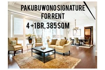 Pakubuwono Signature Apartment for Rent, 4+1 BR, 385 sqm, Direct Owner - YANI LIM 08174969303