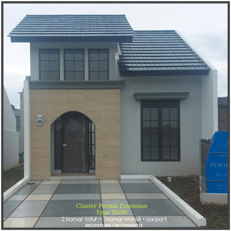 Dijual Rumah Mewah Murah Cluster Permai Extension di Citra Indah City