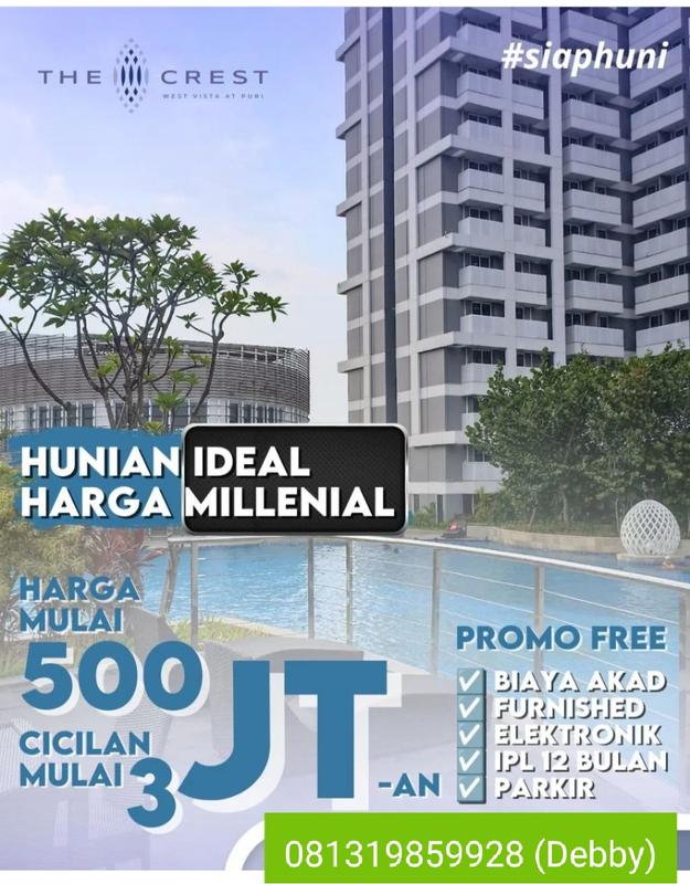 Jual Apartemen West Vista Cengkareng Jakarta Barat
