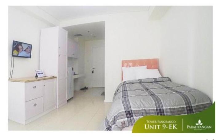 Disewakan Apartemen Parahyangan Residence Type Studio, Dengan Garden Balcony, Student Friendly & Small Yet Comfy