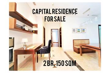 Capital Residence Apartment at SCBD for Sale, 2 BR, 150 sqm, Direct Owner - YANI LIM 08174969303