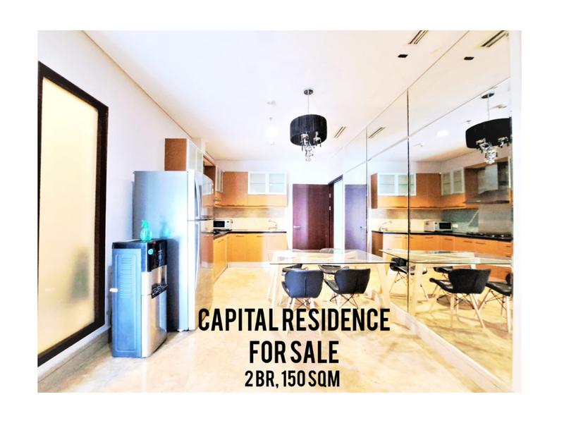Capital Residence at SCBD for Sale CHEAPEST!!! 2 BR, 150 sqm, Direct Owner - YANI LIM 08174969303