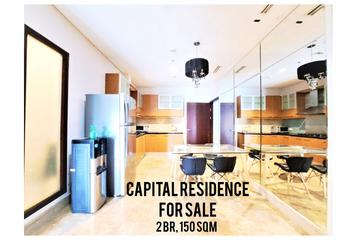 Capital Residence at SCBD for Sale CHEAPEST!!! 2 BR, 150 sqm, Direct Owner - YANI LIM 08174969303