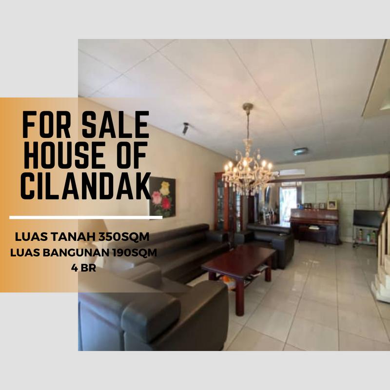 House of Cilandak- Jakarta Selatan, East, Tanah Ngantong,  Land 350 sqm, Building 190 sqm, 4 BR,  Direct owner - Yani Lim 08174969303