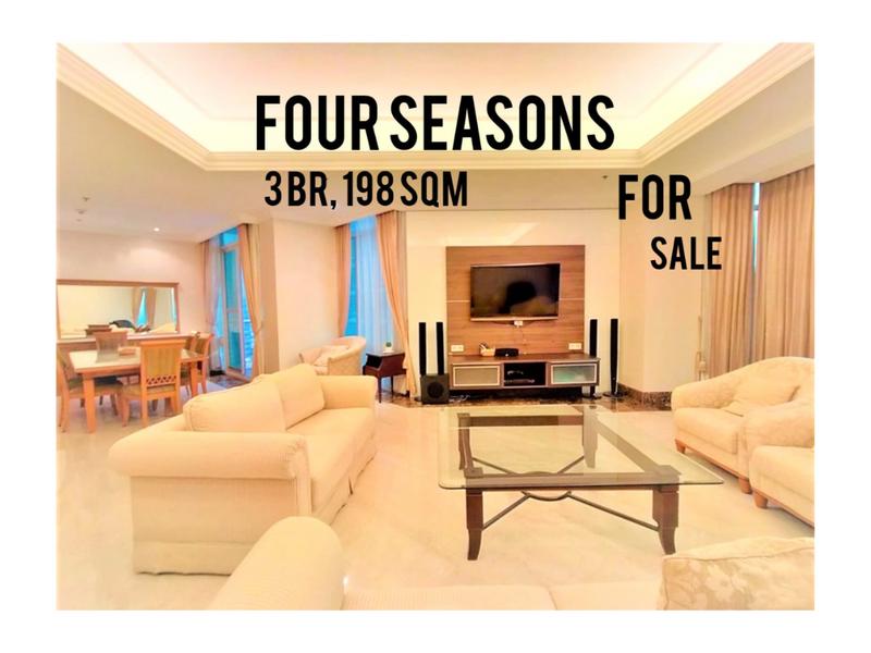 Four Seasons Residence for Sale, 3 BR, 198 sqm, Best View, Direct Owner - YANI LIM 08174969303