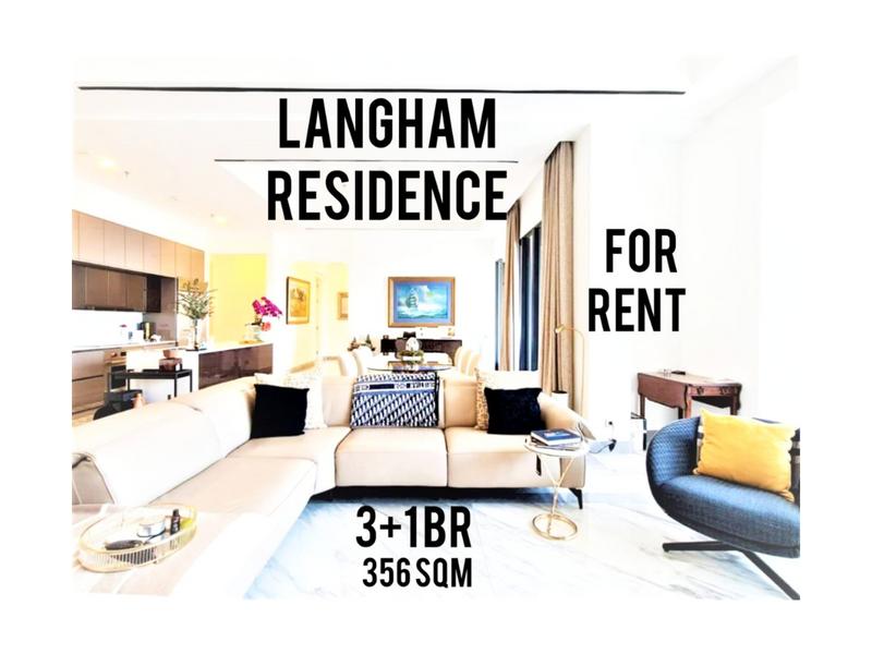 Langham Residence at SCBD for Rent, 3+1 BR, 356 sqm - Yani Lim 08174969303
