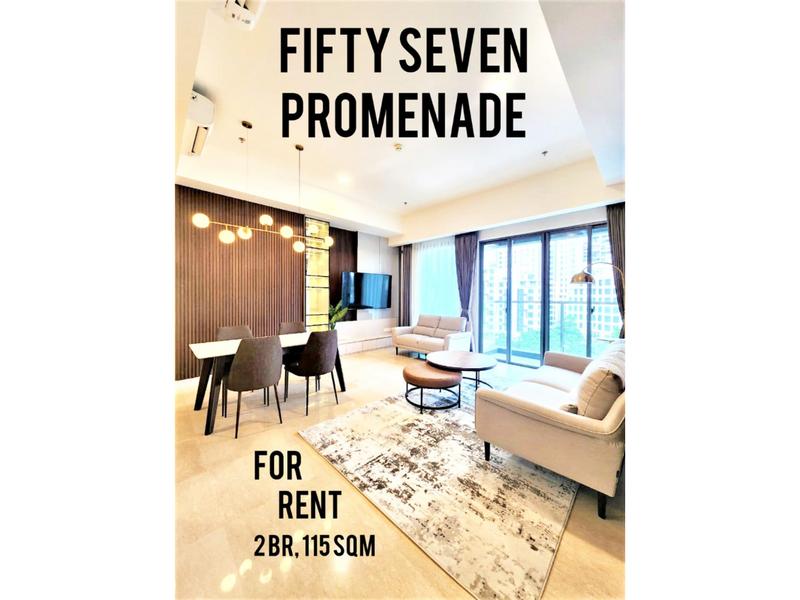 Fifty Seven Promenade for Rent, 2 BR, 115 sqm, Brand New, Direct Owner - YANI LIM 08174969303