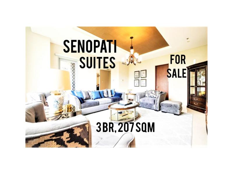 Senopati Suites Apartment for Sale, 3 BR, 207 sqm, Well Maintained Unit, Direct Owner - YANI LIM 08174969303