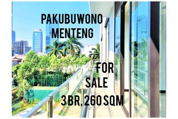 Pakubuwono Menteng Apartment for Sale, 3 BR, 260 sqm, Brand New, Direct Owner - YANI LIM 08174969303