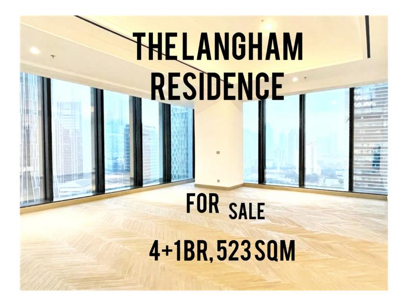 For Sale The Langham Residence at SCBD, 4+1 BR, 523 sqm, ONLY IDR 48Bio, Direct Owner - YANI LIM 08174969303
