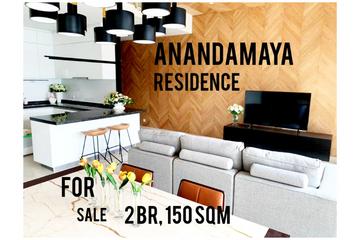 Anandamaya Residence at Sudirman for Rent, 2 BR, 150 sqm, Well Design, Direct Owner - YANI LIM 08174969303