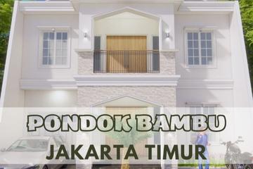 Jual Rumah Baru On Progress 5 Kamar Tidur di Pondok Bambu Duren Sawit Jakarta Timur
