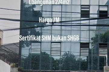 Jual Ruko 4 Lantai SHM Lokasi Sangat Strategis di Salemba Jakarta Pusat - LT 132m2, LB 274m2