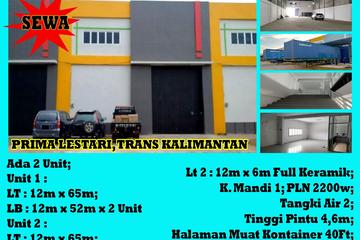 Alfa Property - Disewakan Gudang Prima Lestari Trans Kalimantan Kota Pontianak