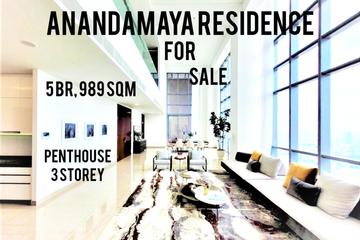 Dijual Apartemen Anandamaya Residence Sudirman, Penthouse, 5 BR, 989 m2, Limited Unit - YANI LIM 08174969303