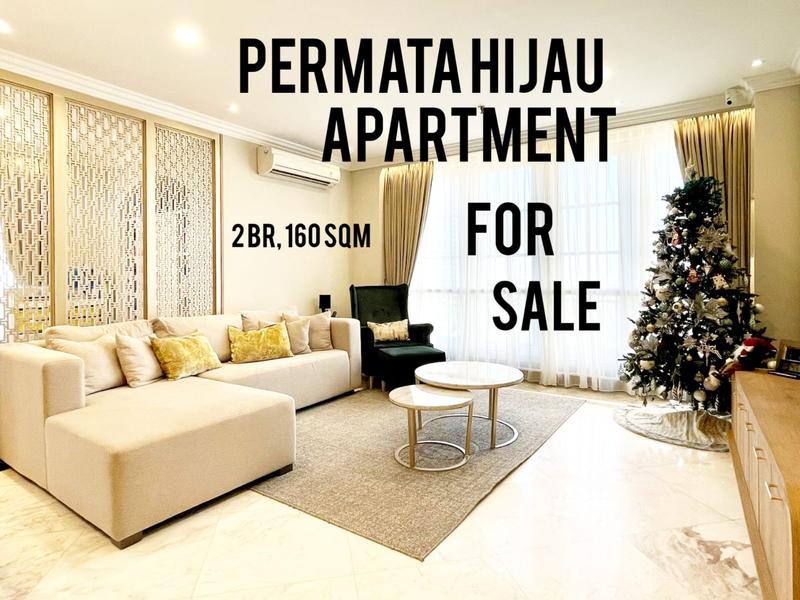 Jual Apartemen Permata Hijau, Renovated, 2 BR, 160 m2, Only IDR 4.9Bio, Direct Owner - YANI LIM 08174969303