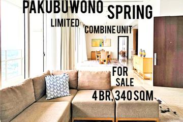 Pakubuwono Spring, dijual, Limited Combine Unit, 4 BR, 340 sqm, Termurah - YANI LIM 08174969303