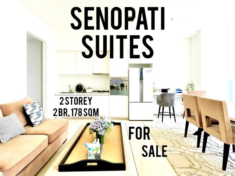 Jual Apartemen Senopati Suites SCBD, 2 Storey, 2 BR, 178 sqm, Rare Unit, Direct Owner - YANI LIM 08174969303