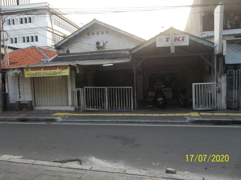 Dijual Rumah di Jalan Veteran 2, Jakarta Pusat - Dekat Stasiun Gambir dan Monas - Luas Tanah 274 m2