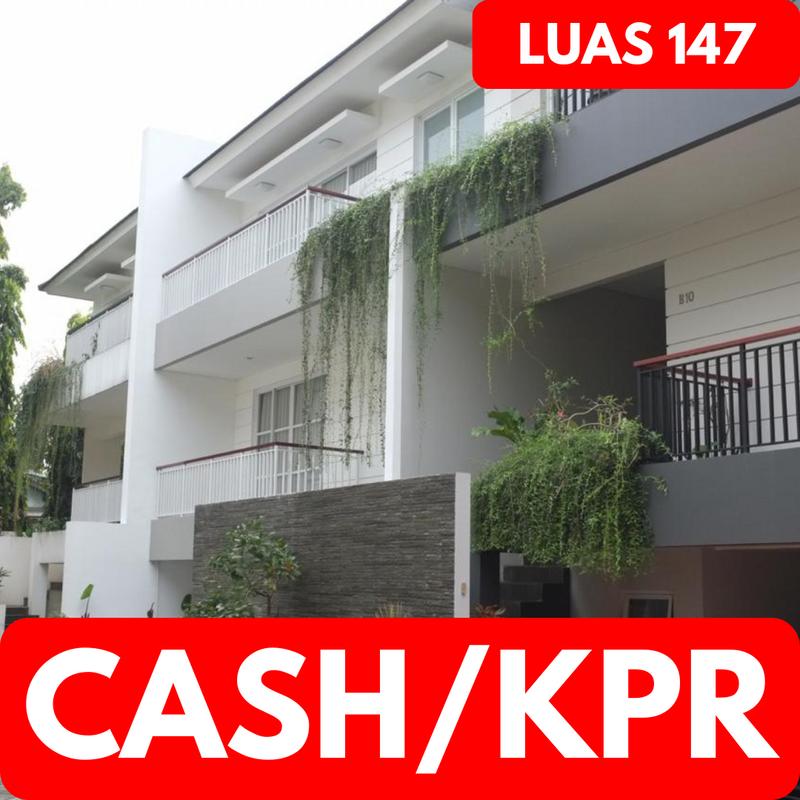 Dijual Rumah Townhouse Teras Tjilandak Jakarta Selatan