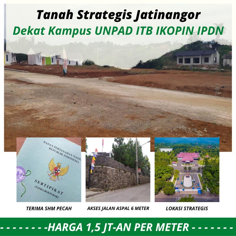 Dijual Tanah Murah di Jatinangor Sumedang, dekat Kampus UNPAD dan ITB, SHM