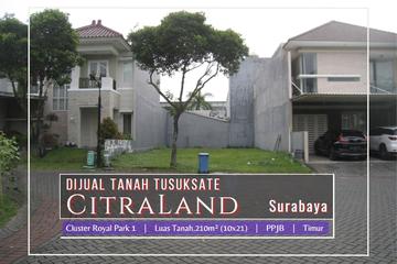 JUAL Tanah Tusuk Sate di Citraland Royal Park, Surabaya - Luas Tanah 210 m2