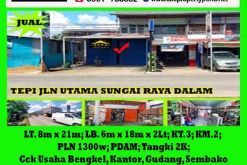 Alfa Property - Dijual Ruko Ruko di Jalan Utama Sungai Raya Dalam Pontianak - 2 Lantai | LT 168 m2 | LB 216 m2