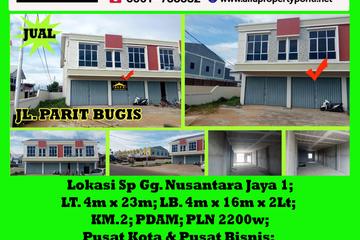 Alfa Property - Dijual Ruko di Jalan Parit Bugis Kota Pontianak - 2 Lantai | LT 92 m2 | LB 128 m2