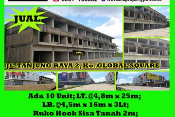 Alfa Property - Dijual Ruko di Jl. Tanjung Raya 2 Komplek Global Square Kota Pontianak - 3 Lantai | LT 120 m2 | LB 216 m2