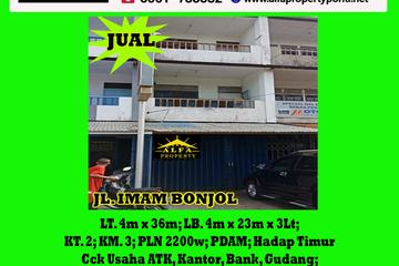 Alfa Property - Dijual Ruko 3 Lantai di Jl. Imam Bonjol Pontianak - LT 144 m2 | LB 276 m2