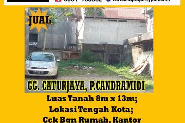 Alfa Property - Dijual Tanah di Jl. Putri Candramidi Gg. Catur Jaya Kota Pontianak - Luas Tanah 104 m2
